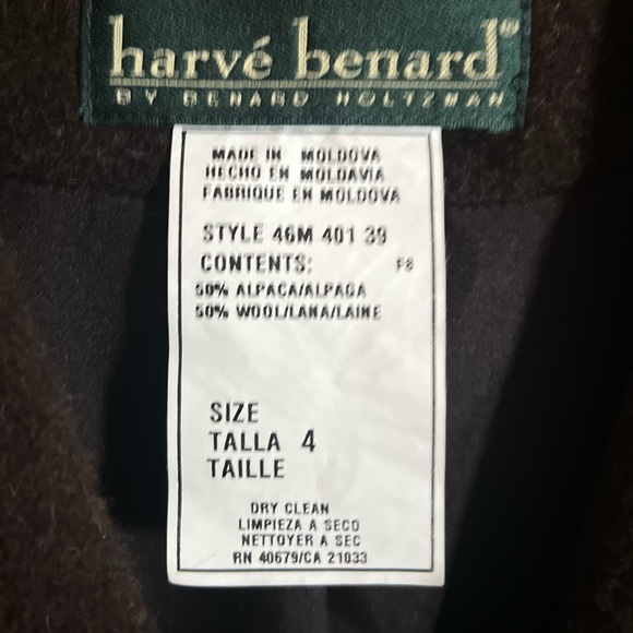 Harvé Benard Dark Brown Jacket - Picture 3 of 3